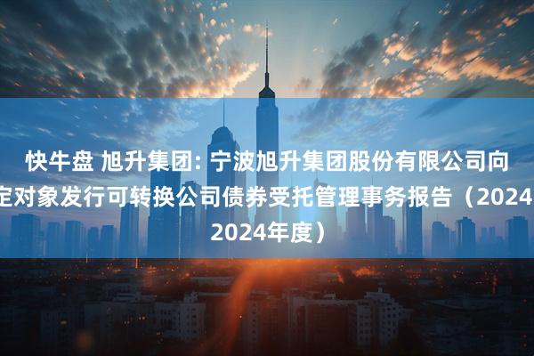 快牛盘 旭升集团: 宁波旭升集团股份有限公司向不特定对象发行可转换公司债券受托管理事务报告（2024年度）