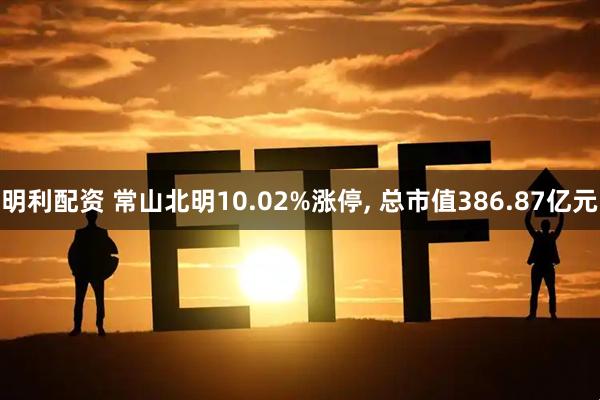 明利配资 常山北明10.02%涨停, 总市值386.87亿元