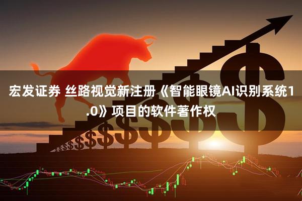 宏发证券 丝路视觉新注册《智能眼镜AI识别系统1.0》项目的软件著作权
