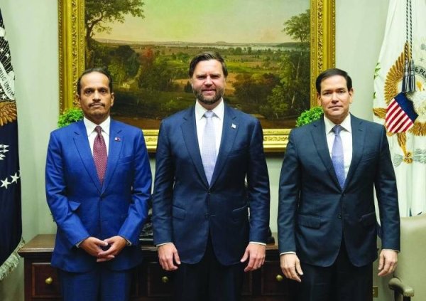 华盛配资 卡塔尔首相与美副总统举行会谈，强调将采取一切措施保护主权